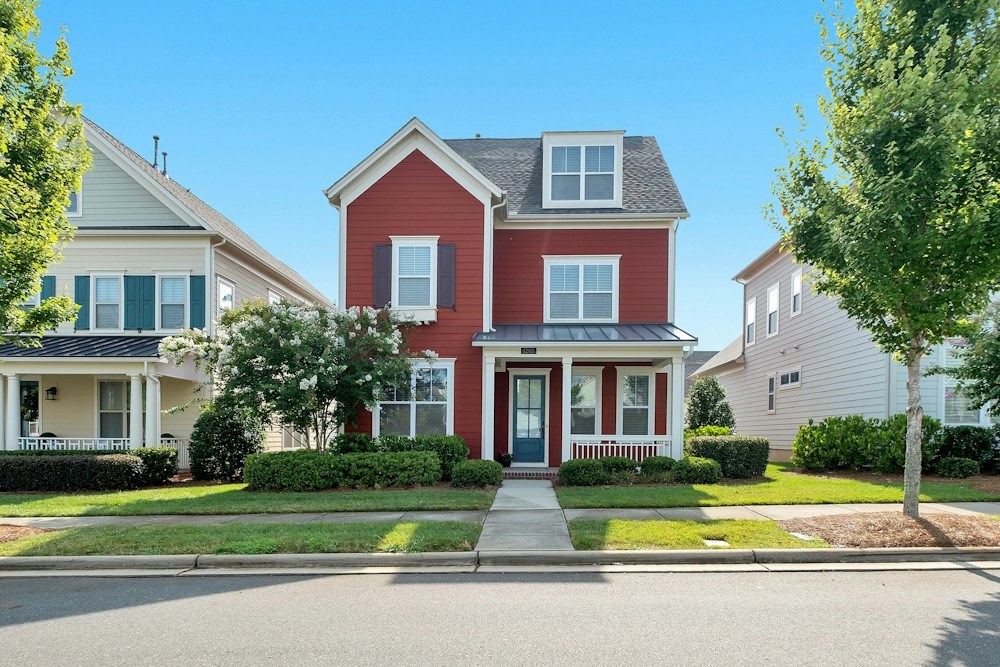 Real photograph of a detached residential home